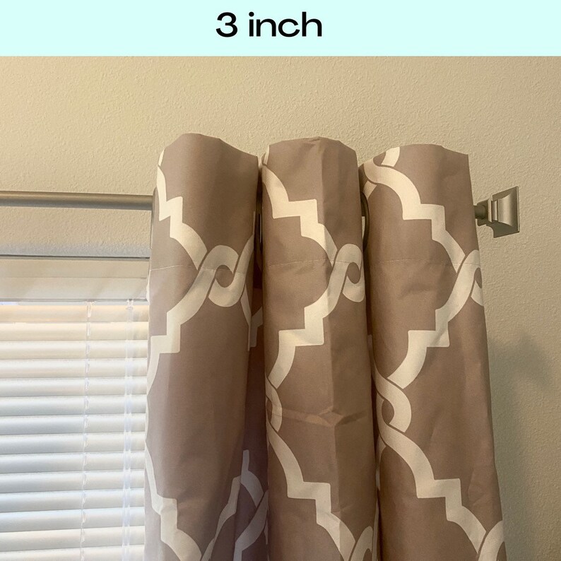 Curtain Perfect Shapers for Grommet Curtains Set of 8 3 In Etsy