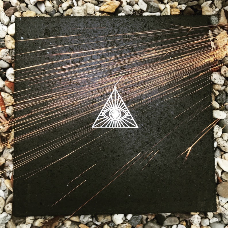 pair. All seeing eye earrings
