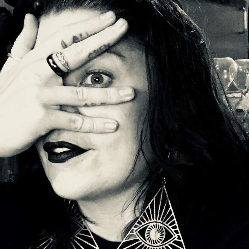 pair. All seeing eye earrings