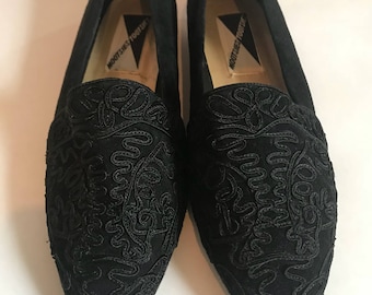 Vintage Mootsies Tootsies shoes, Woman's size 8, Black flats