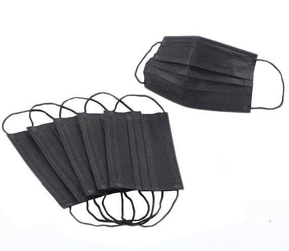 black surgical mask black surgical mask