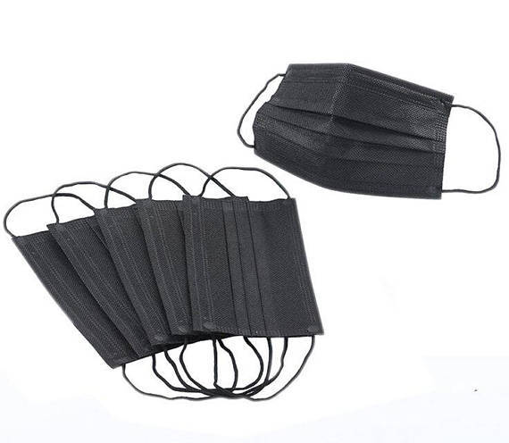 black surgical mask black surgical mask