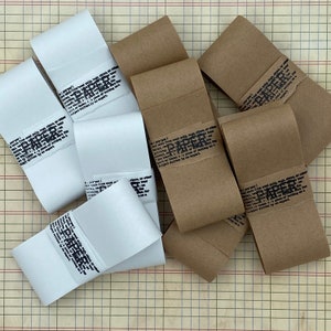 Gummed paper tape.