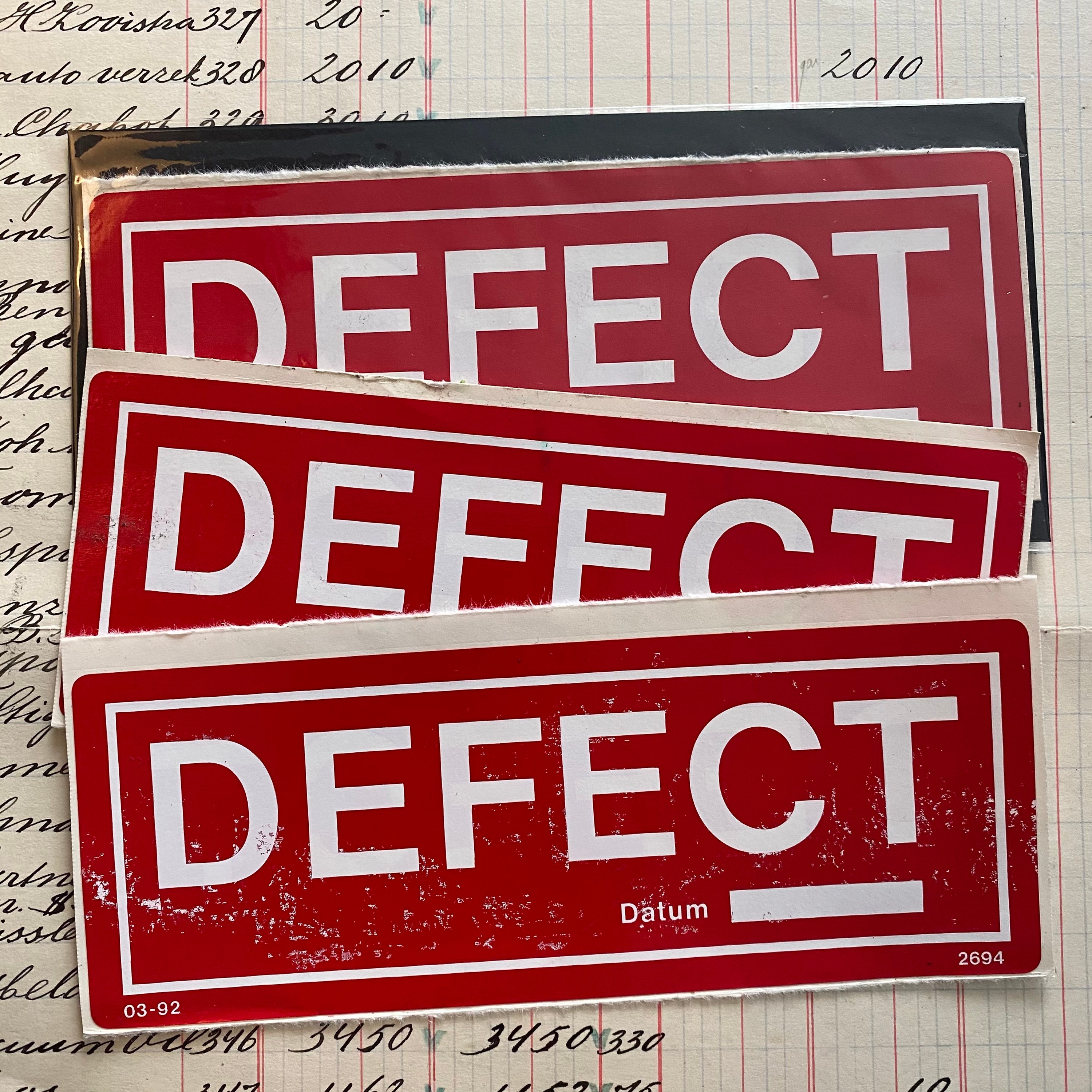 Defect Labels