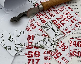 Gummed paper sheets A4 size. Make your own faux postage stamps & gummed labels. Set of 12 sheets. White