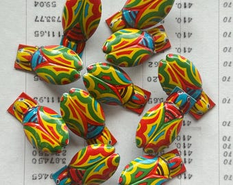 Giocattolo vintage in latta con meccanismo a scatto | scarabeo - dalla Francia, anni '70