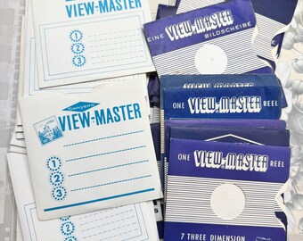 EMPTY Viewmaster reel, paper SLEEVES - 1950-1970's