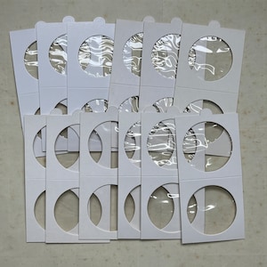 12 porta monedas de cartón antiguos sin uso, lanzamientos de monedas, técnica mixta, diario basura, crea tus propias tarjetas de muestra.