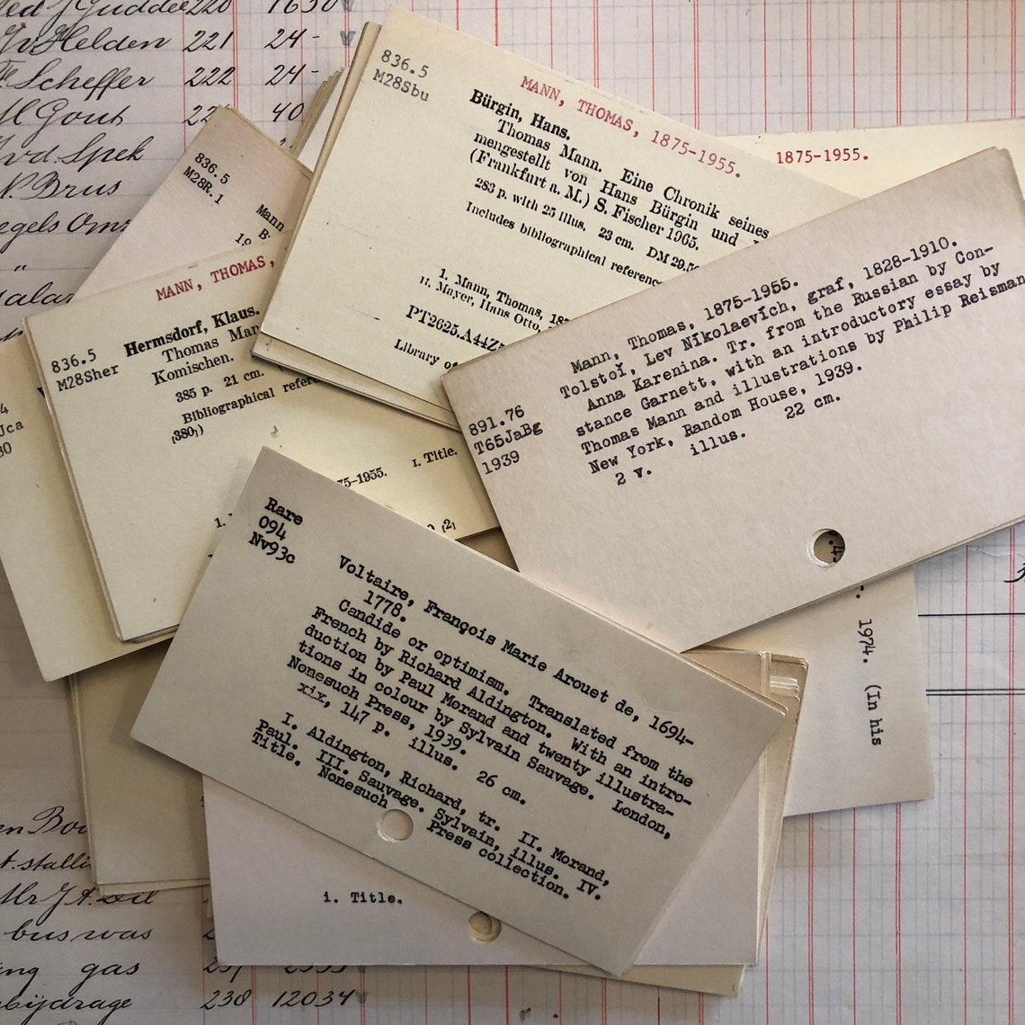 10 Vintage Library Cards. Great for Making (art) Journals Etc. Vintage ...