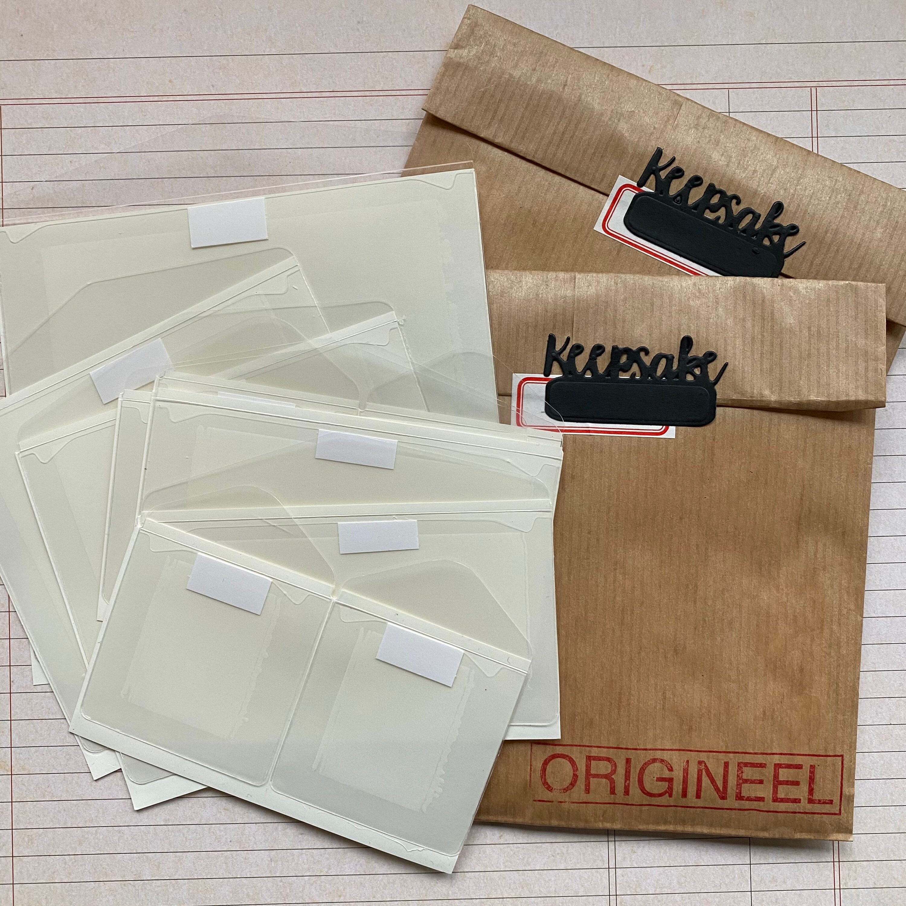 10 Keepsake Envelopes clear selfadhesive and archival safe. Etsy