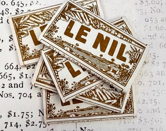 Joseph Bardou & Sons CIGARETTE PAPER ""LE NIL" - vintage Perpignan France. Booklet with old rolling papers.