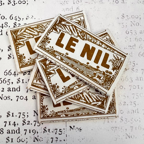 Joseph Bardou & Sons CIGARETTE PAPER ""LE NIL" - vintage Perpignan France. Booklet with old rolling papers.