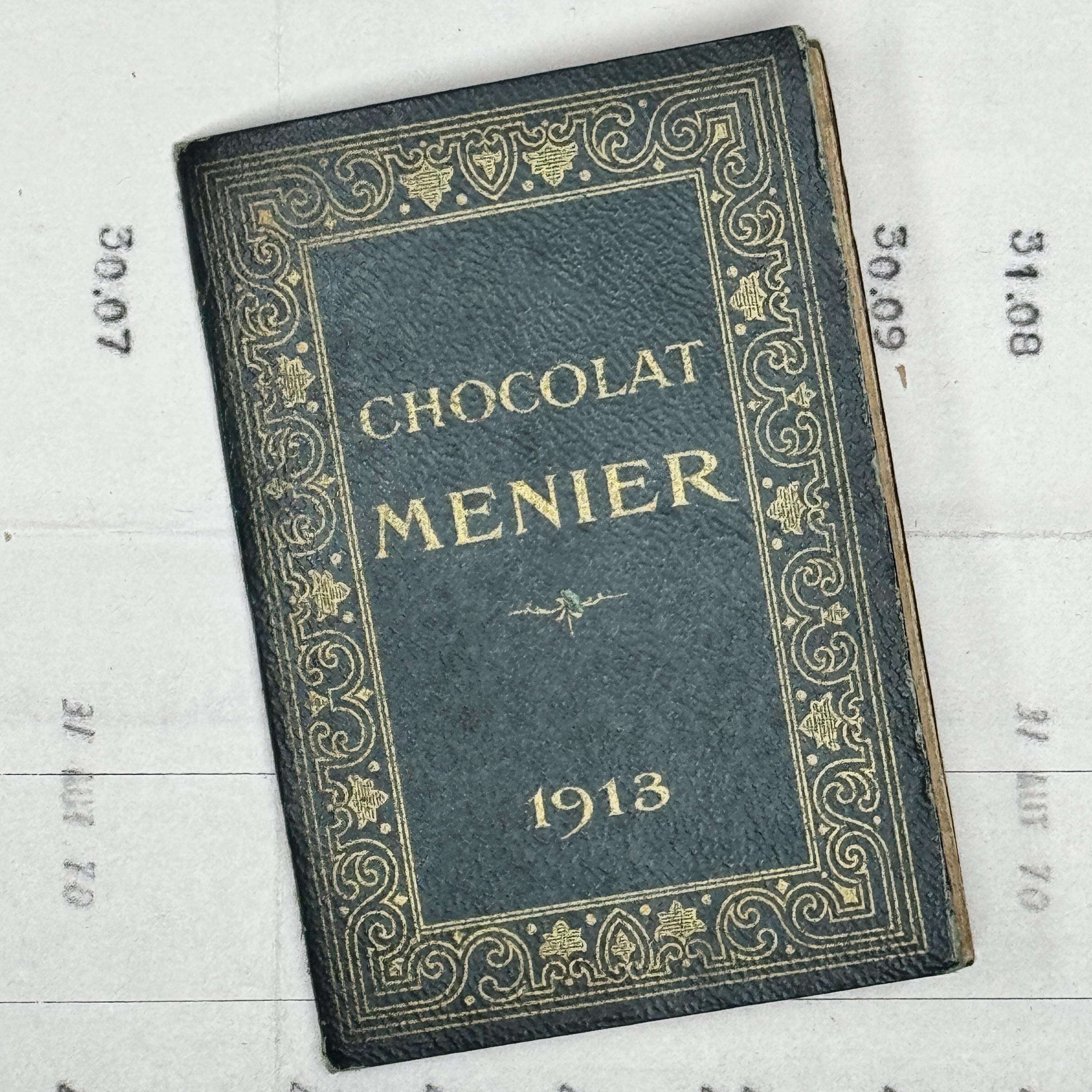Vintage 1913 Mini Calendar- Old Chocolat Menier, Rare. About 100