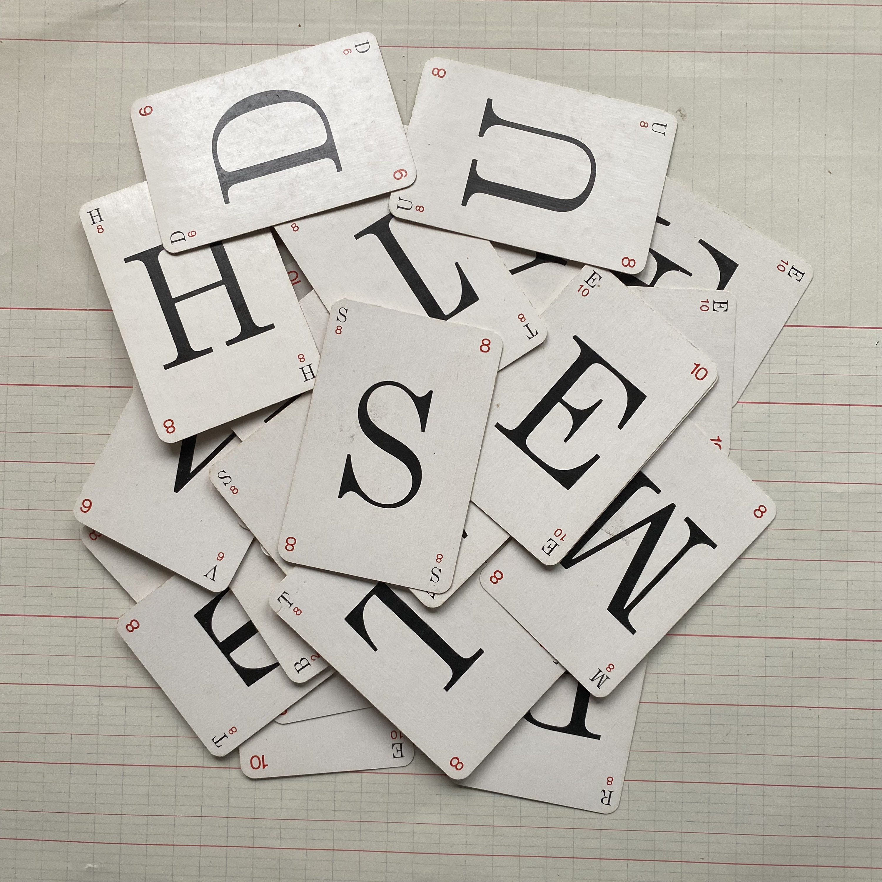 Vintage Lexicon Playing Cards From Paris. - Etsy