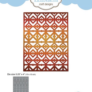 Elizabeth Craft designs - Diamond Background - die cutting