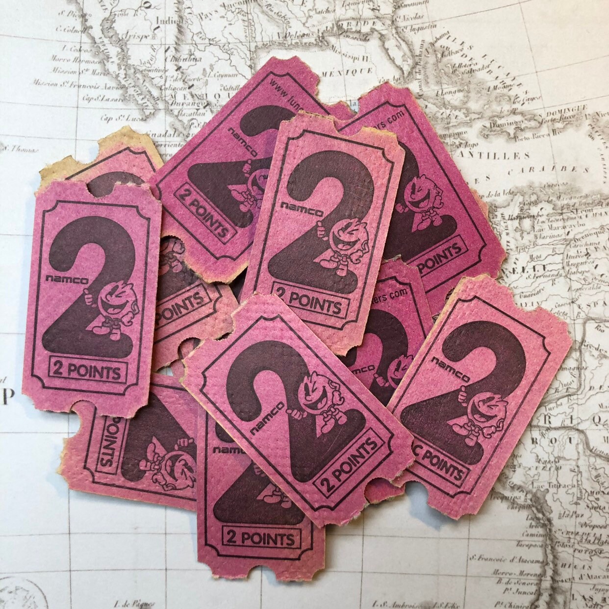 vintage arcade tickets please choose your color etsy