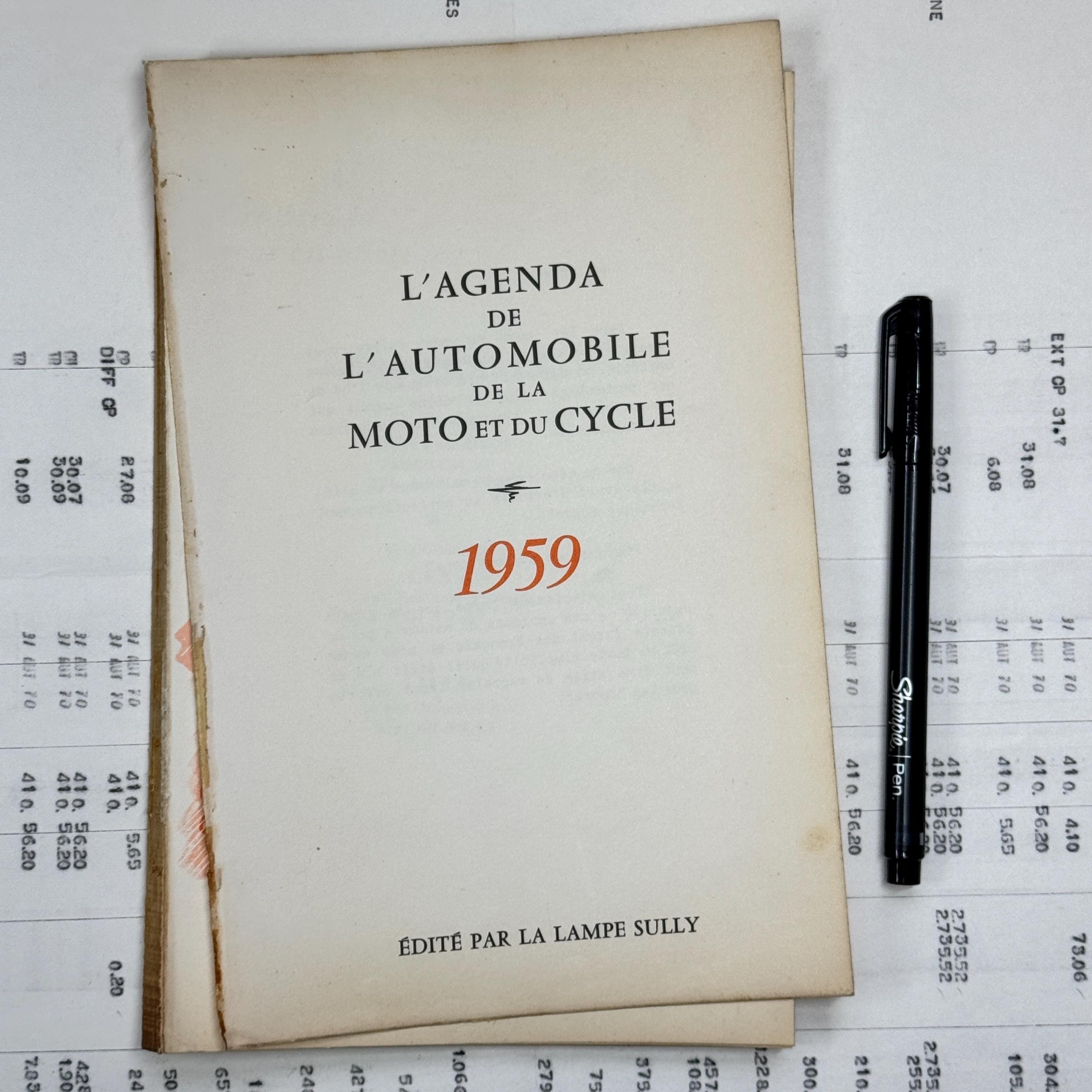 ヴィンテージカレンダーシート、1959年の古いカレンダーページ - Etsy 日本