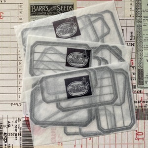 May include: Three white envelopes with black outlines and a black stamp on each. The stamp reads "Postwert Zeichen der Furstlichen Regierung FL-9490 Vaduz".
