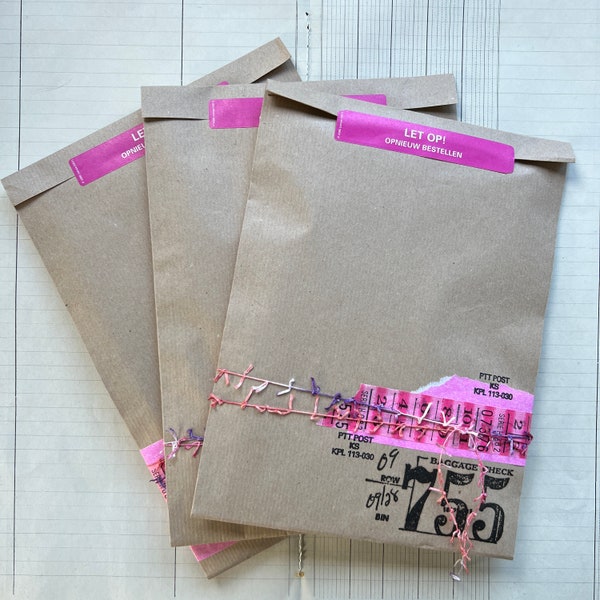 Purple & Pink Ephemera Bundle,collage paper gift set.