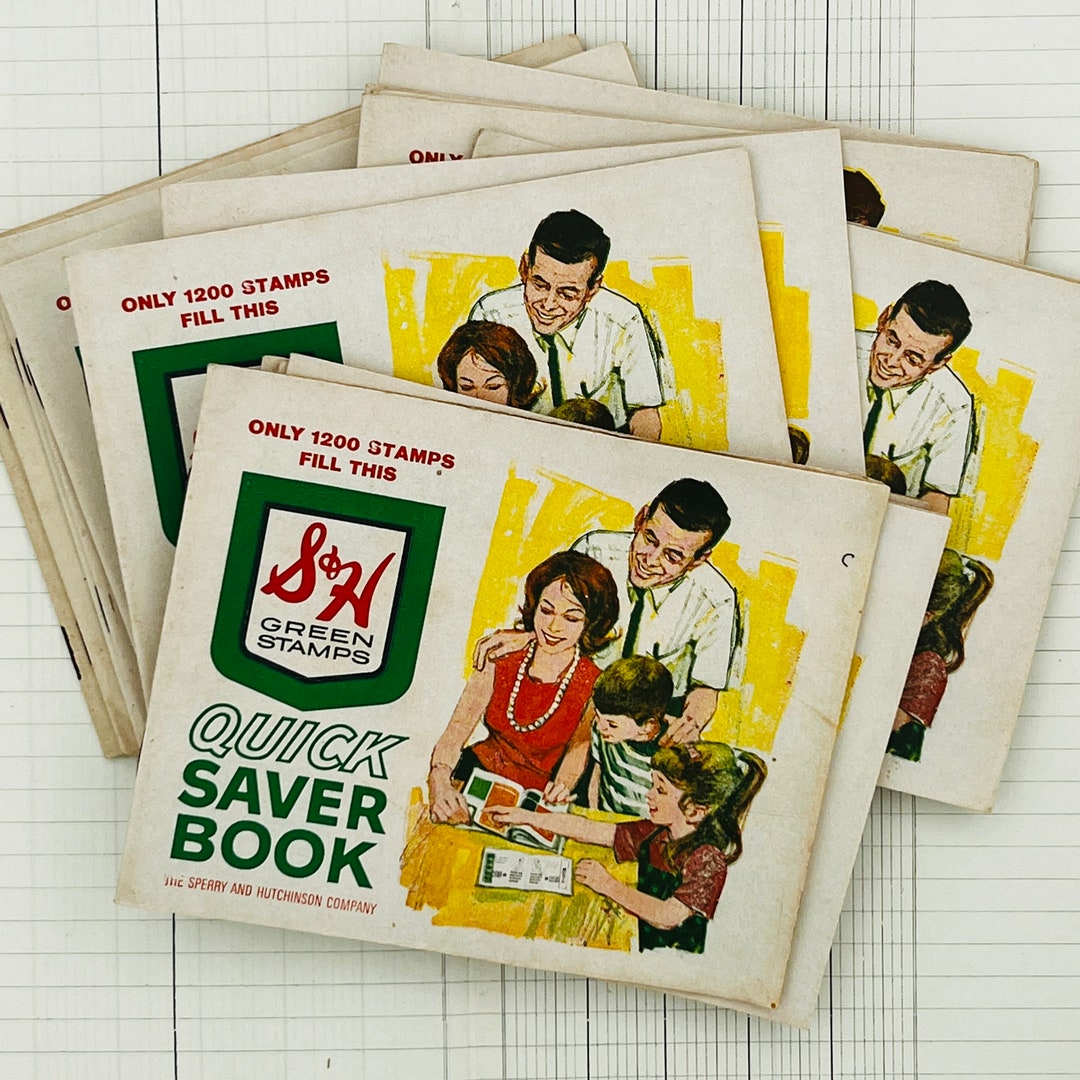 Vintage Stamp Saver Book Etsy