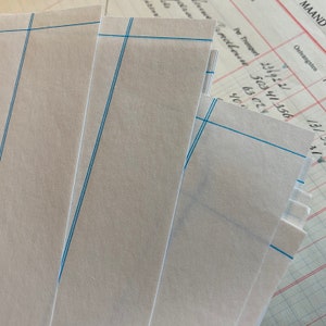 Vintage Sphinx Bond Typing Paper with Blue Margins set of 5.