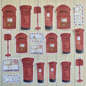 Mailbox - Postbox stickers.