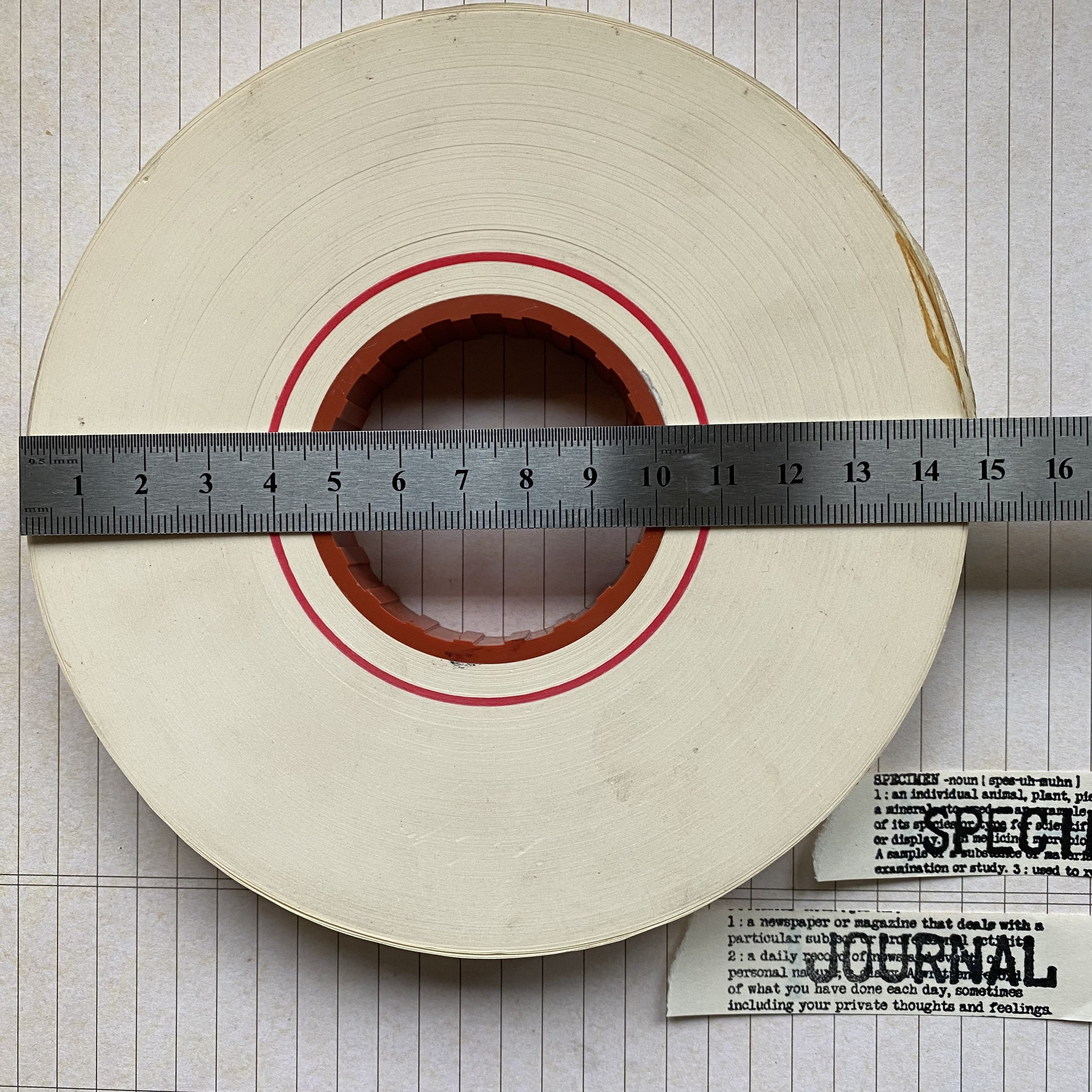 Full roll teletype paper Morse code paper. Vintage 1.7 cm Etsy