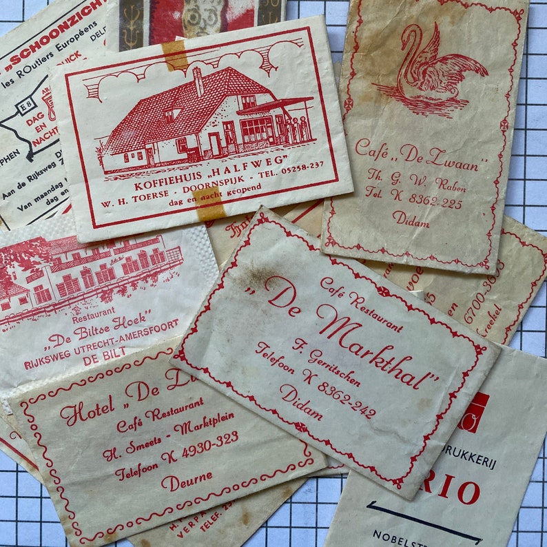 Vintage sugar bags pick your favorite color mini envelopes packs Ephemera image 4