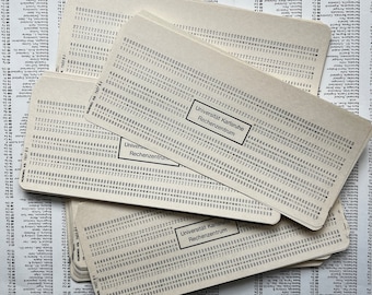 IBM punch cards - University of Karlsruhe