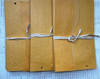 Papel Braille, juego de 6 hojas