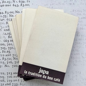 Vintage advertising notepad Japa Coffee