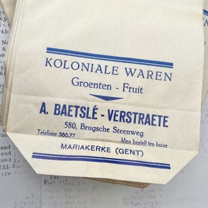 Wholesale vintage paper bags from greengrocer shop craft color bags from Europe image 6