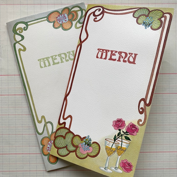 Cuisine, carte, menu ancien. Le café français - Collection