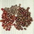 12 original Bingo/Lotto game tokens vintage. Please select your favorite style game pieces. product logo