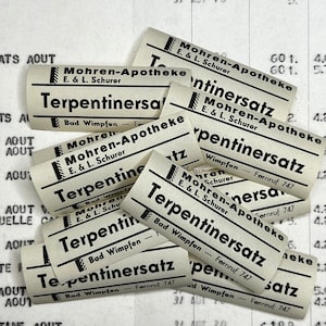 Pharmacy Labels. Old medicine labels, prop, mixed media, journaling. Vintage Apotheke, pharmacy labels
