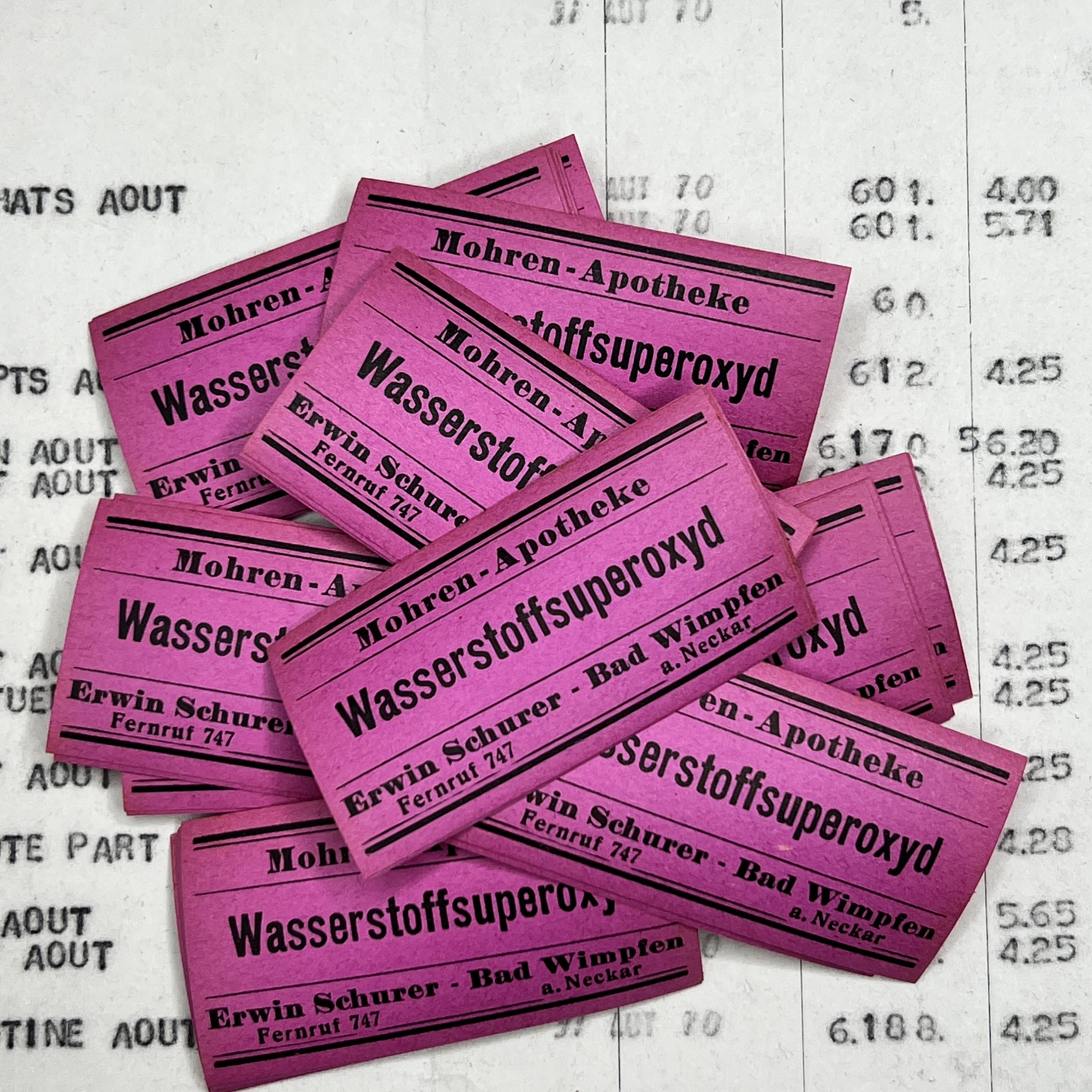 Old pharmacy labels - Etsy 日本