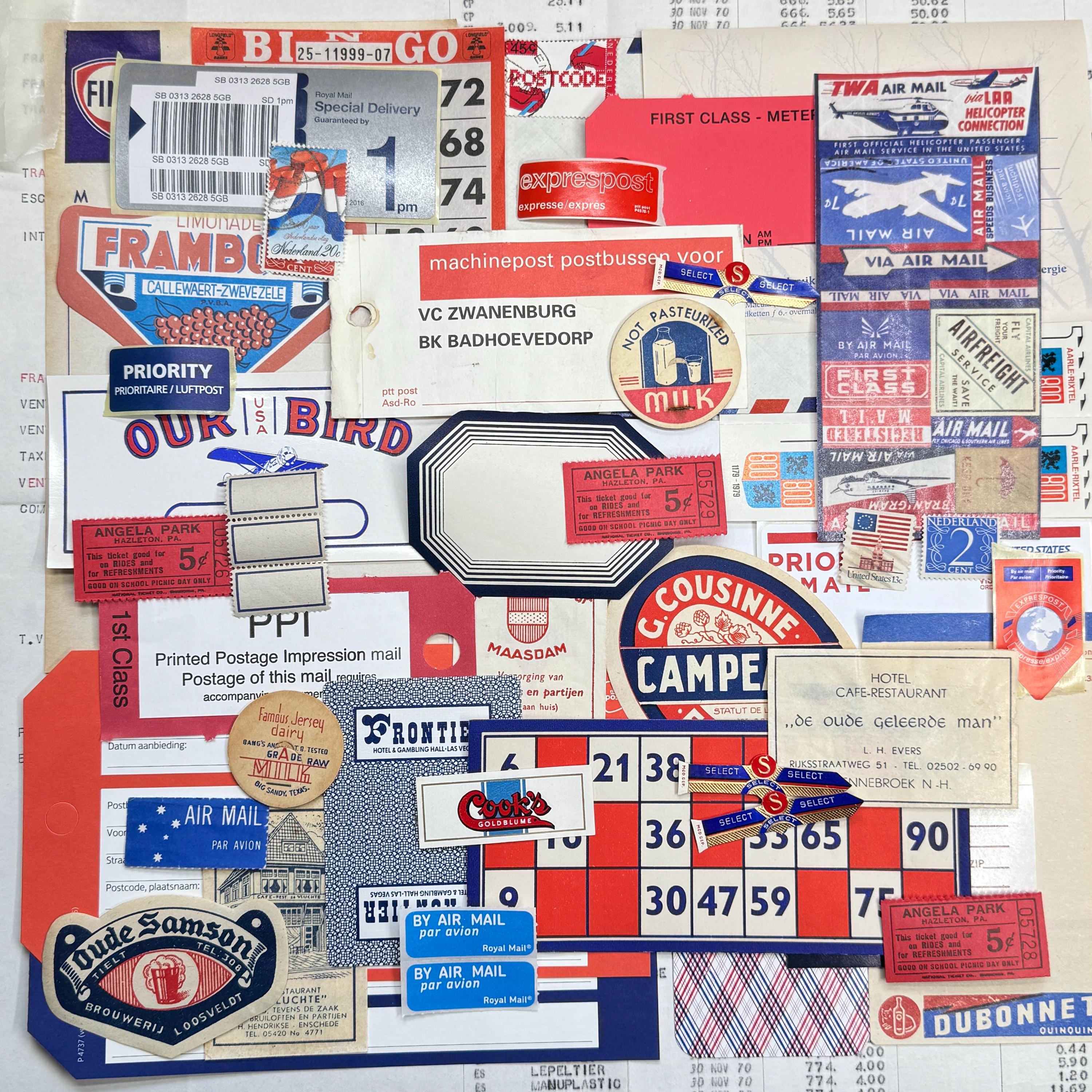 Registered Mail Labels Vintage - Etsy