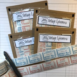 Vintage Russian bus tickets 36 pcs