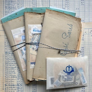 70+pcs BLUE ephemera. Great for altered art, glue books, collages etc.