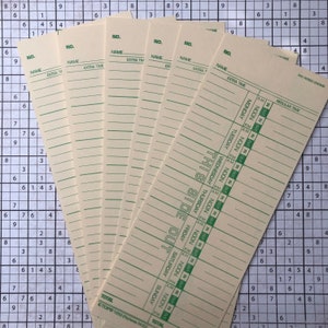 Cartes d'immatriculation du temps vintage de grande taille. Cartes de journalisation.  Journal éphémère de style vintage. Cartes d'insertion de planificateur