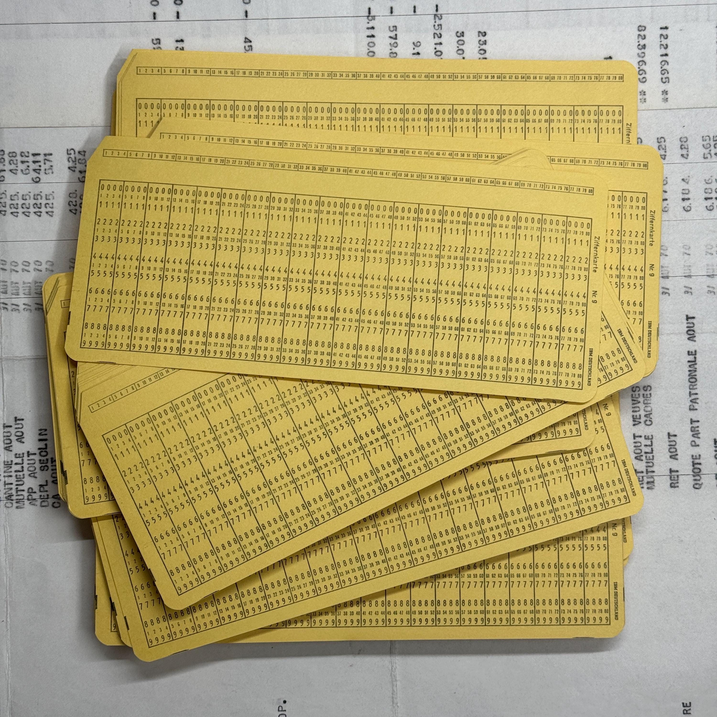Punch Card Computer Stack What Is A Computer Punch Card