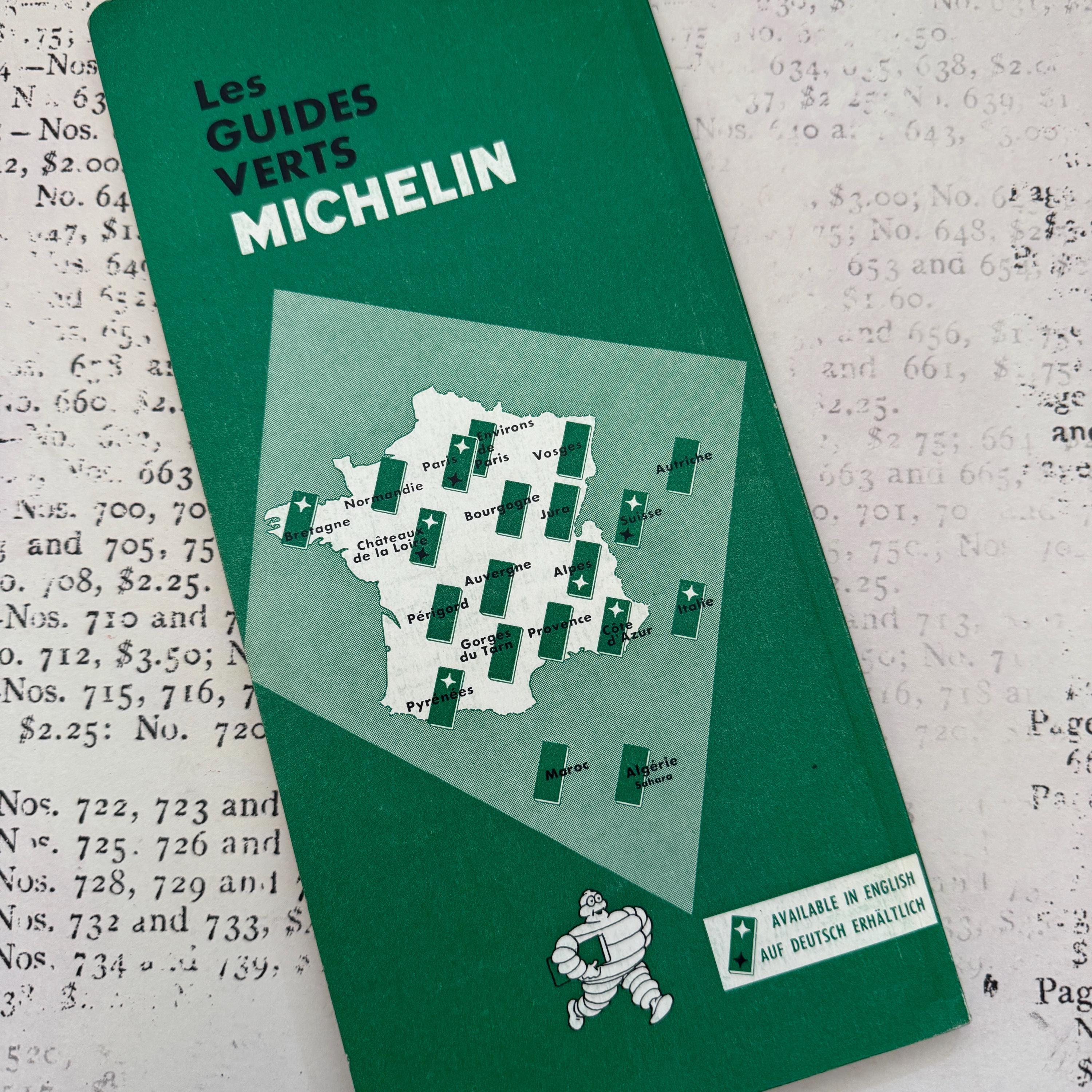 1961 Vintage Michelin GREEN GUIDE. GORGES Du Tarn. Published by