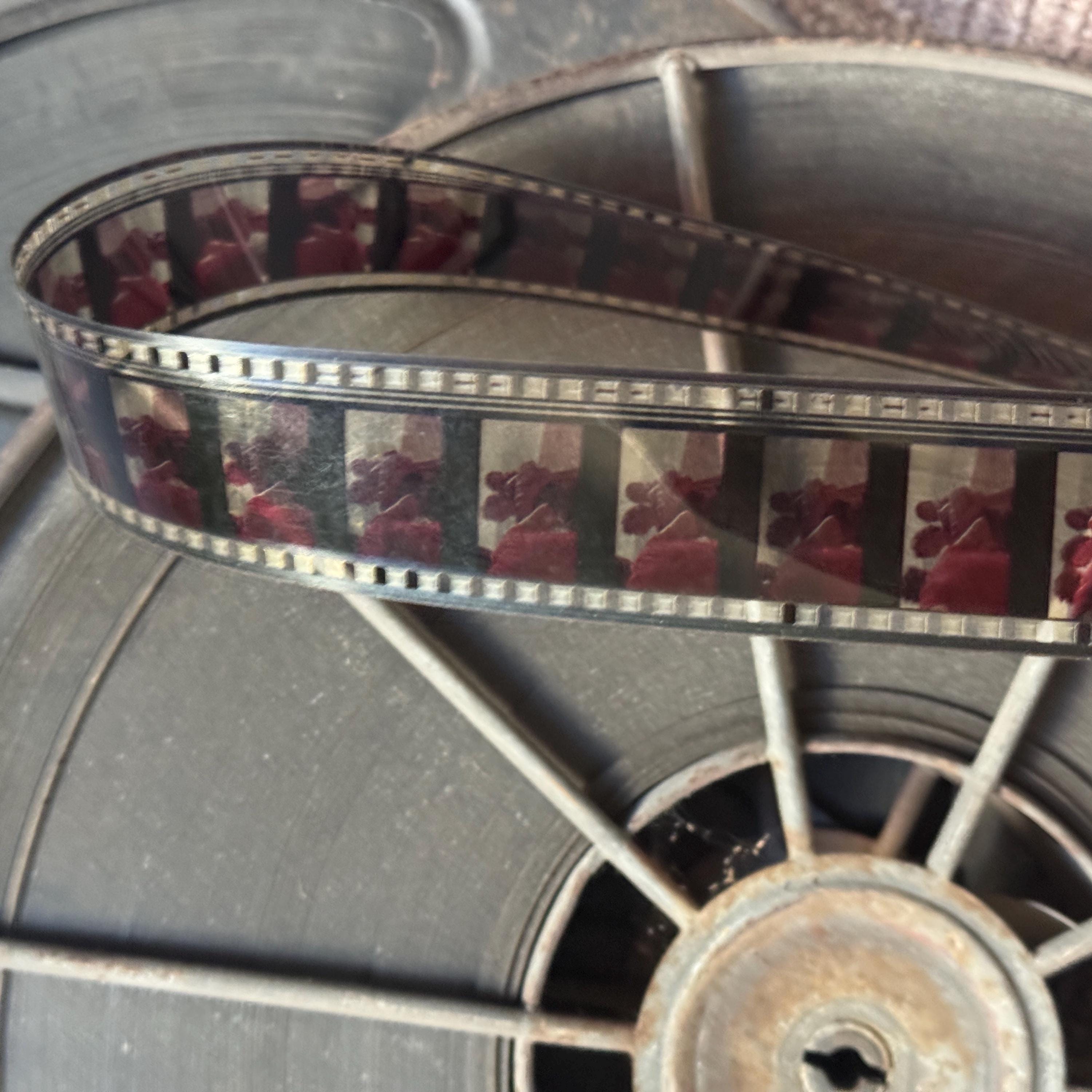 Vintage French Cinema Film Tape Old 35 Mm Film From France Movie 