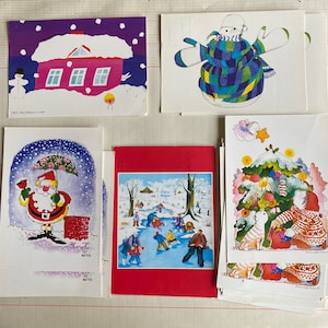 Lot 21 cartes postales de Noël