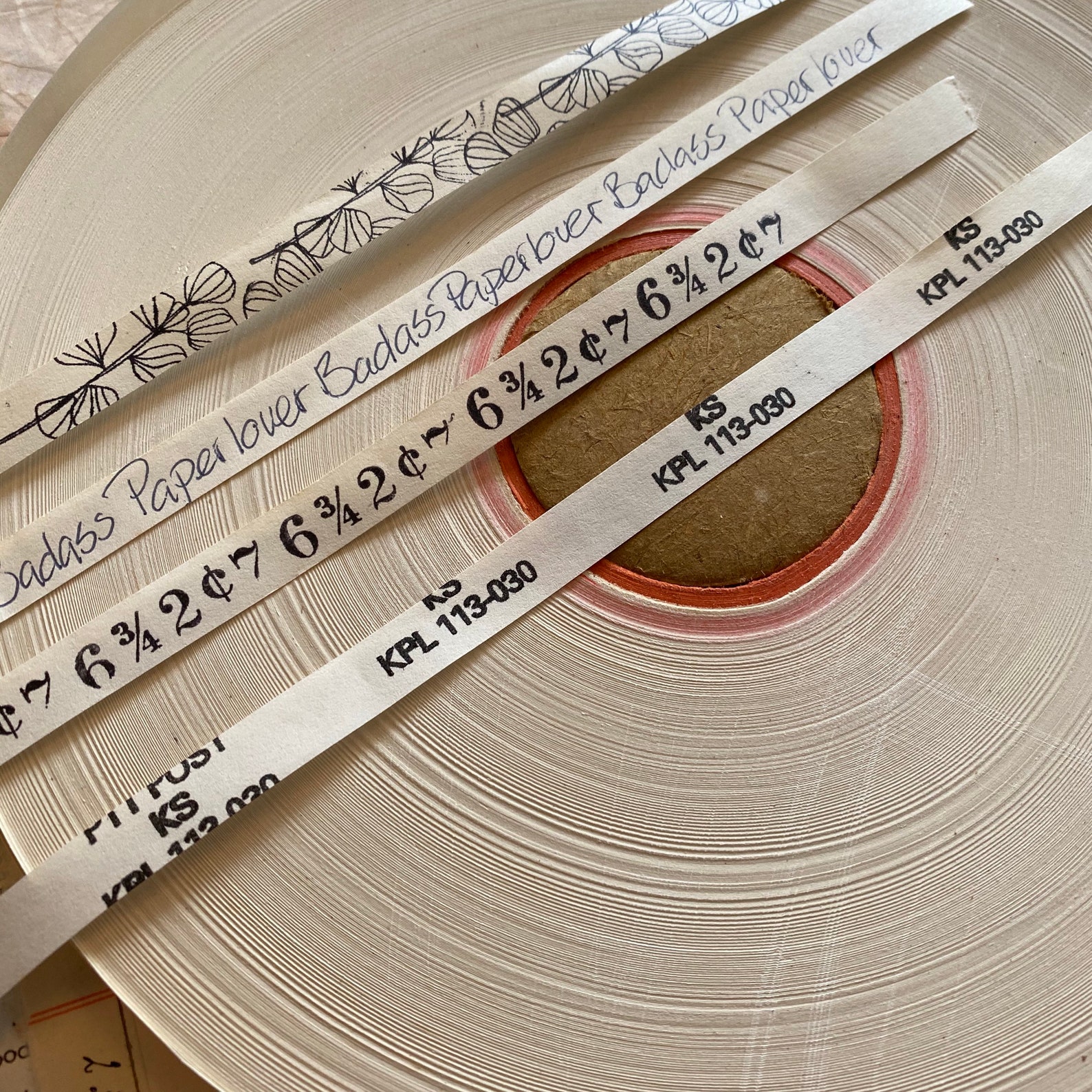 Large roll teletype paper Morse code paper. Vintage 09 mm Etsy