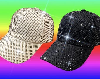 Swarovski Kristall Baseballmütze ( 4+ Farben ) Unisex
