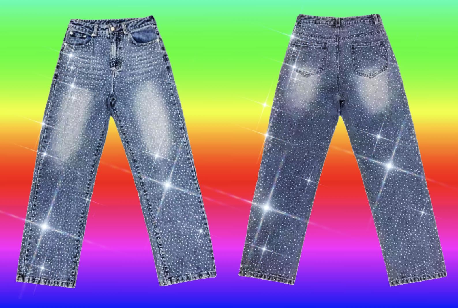 Rhinestone jeans México