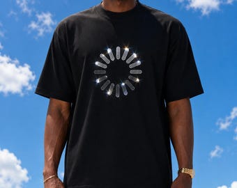 Swarovski® Gradient Loading Wheel Tee ( UNISEX  , kids , Pets )