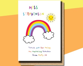 preschool thank you etsy