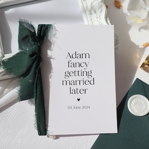 fancy getting married later card, to my groom on our wedding day card, bride to groom wedding card, wedding card to wife from husband, ri-74